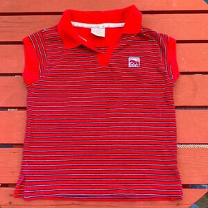 Krickets Golf 100% cotton T-shirt  with cap sleeves and V-neck